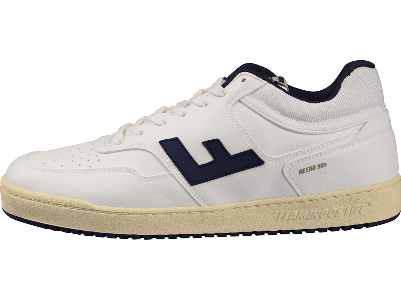 FLAMINGOS LIFE Sneaker 'RETRO 90s', white vanilla navy, Gr. 39