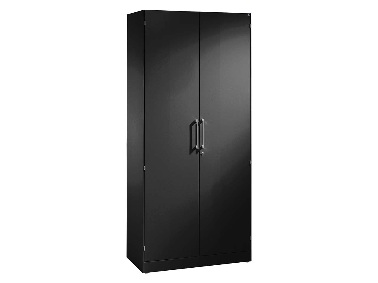 Flügeltürenschrank "CONTACT", Höhe 198 cm  (BxT) 80 x 43,5, schwarz