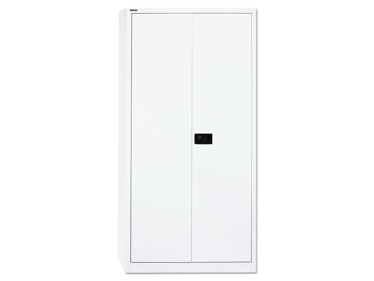 Flügeltürensch. "UNIVERSAL" mit Garderobeneinsatz verkehrsweiß