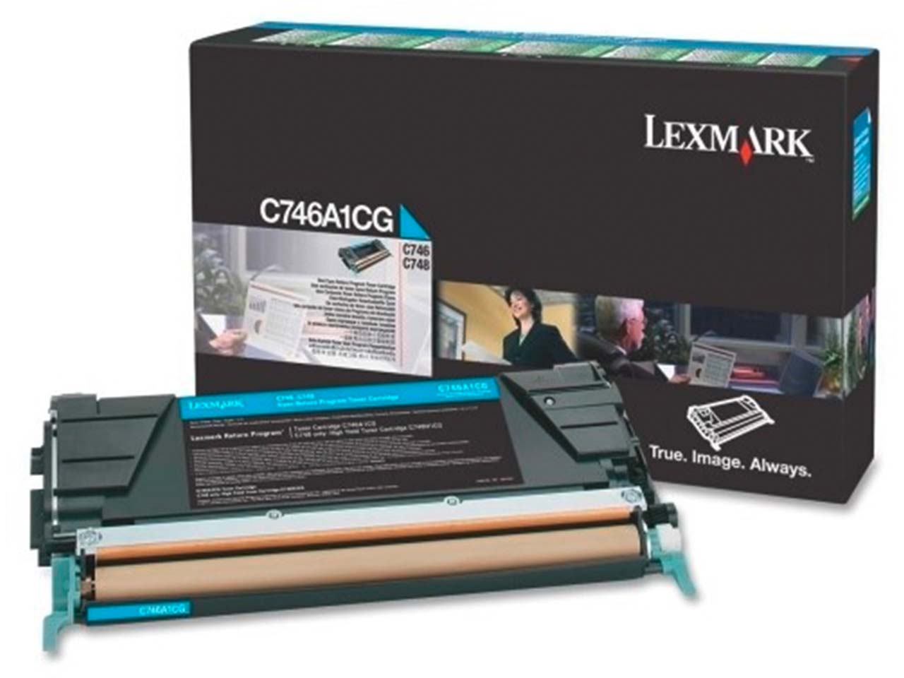 Lexmark Druckkassette C746A1CG cyan
