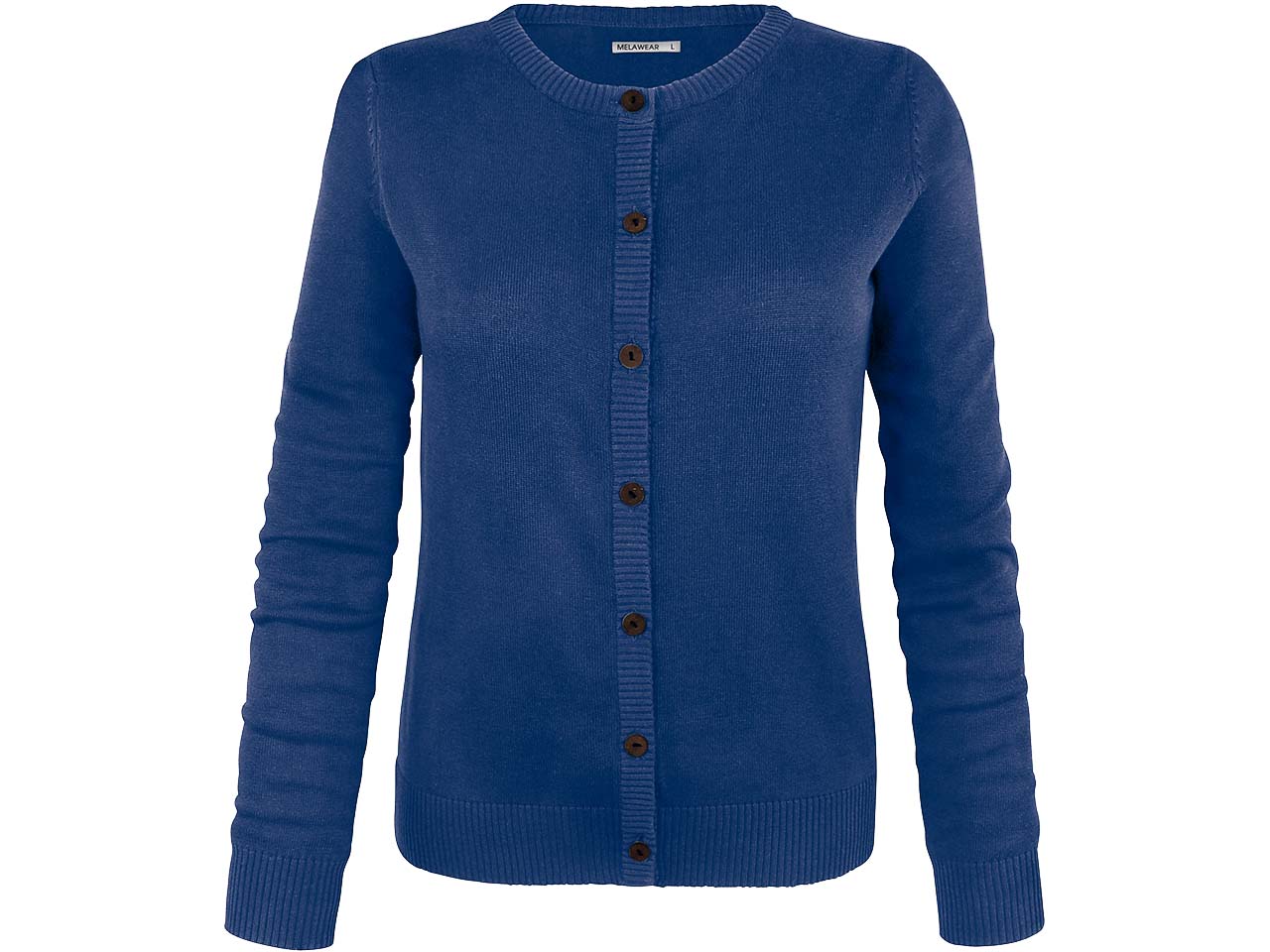 MELA Bio-Damen-Cardigan blau, Gr. XL