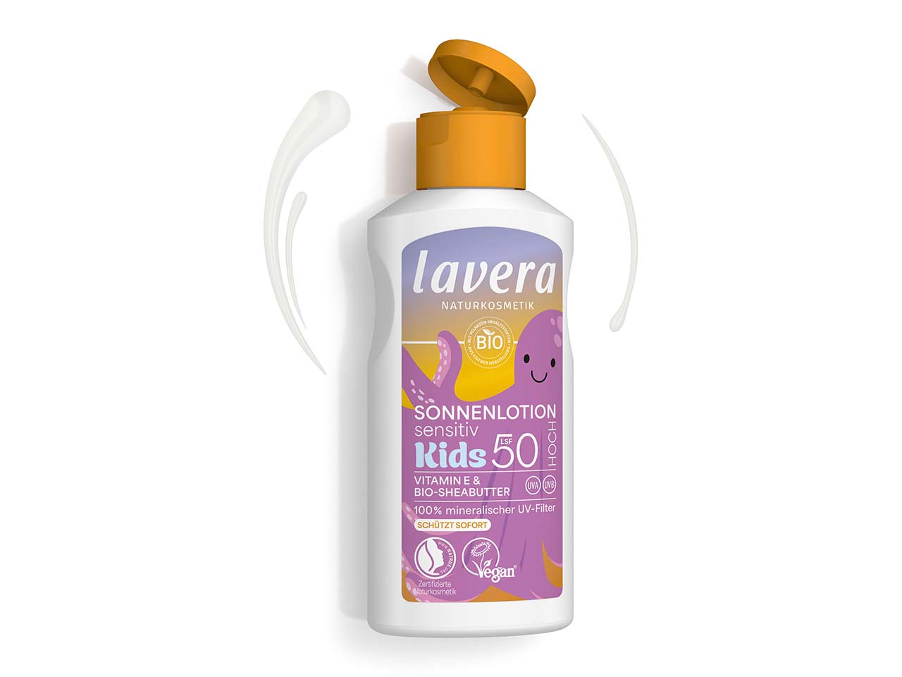 lavera Bio-Sonnenlotion Kids, Sensitiv LSF 50, 100 ml