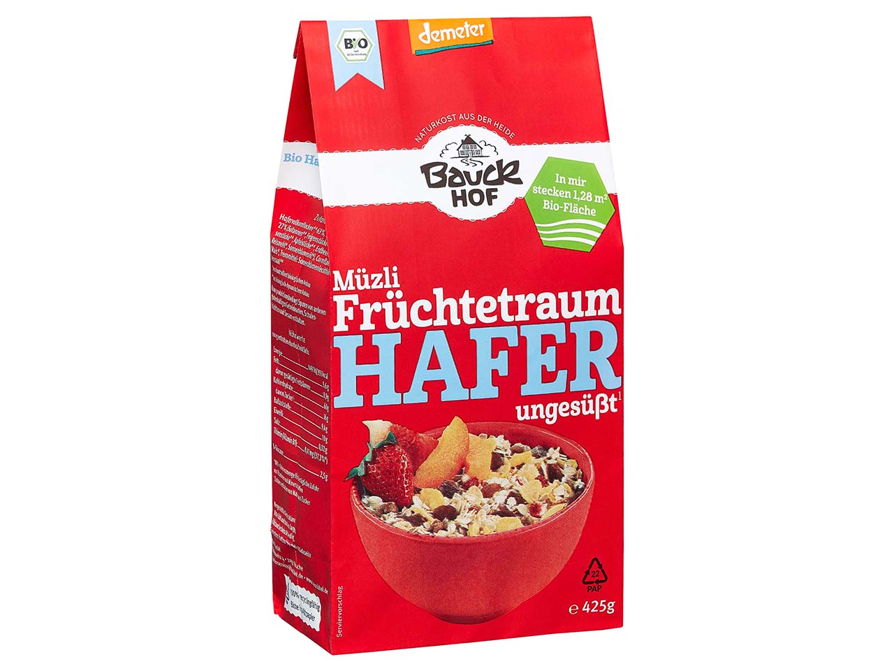 Bauckhof Bio-Hafer-Müsli 'Früchtetraum', 425 g