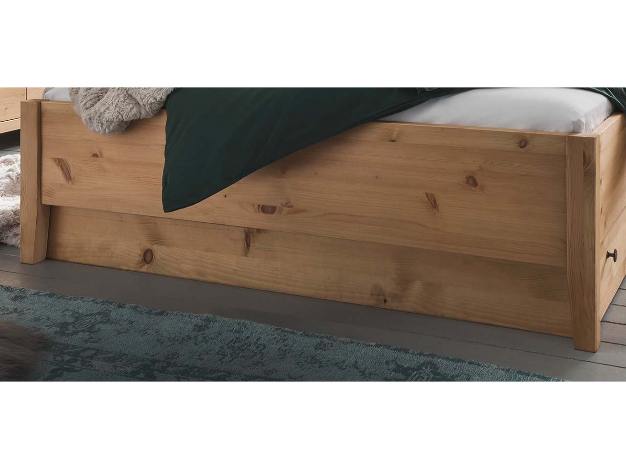 Blende "Solvita" für Kopf-/Fußteil, Liegefläche 140 x 200 cm, Kiefer gelaugt