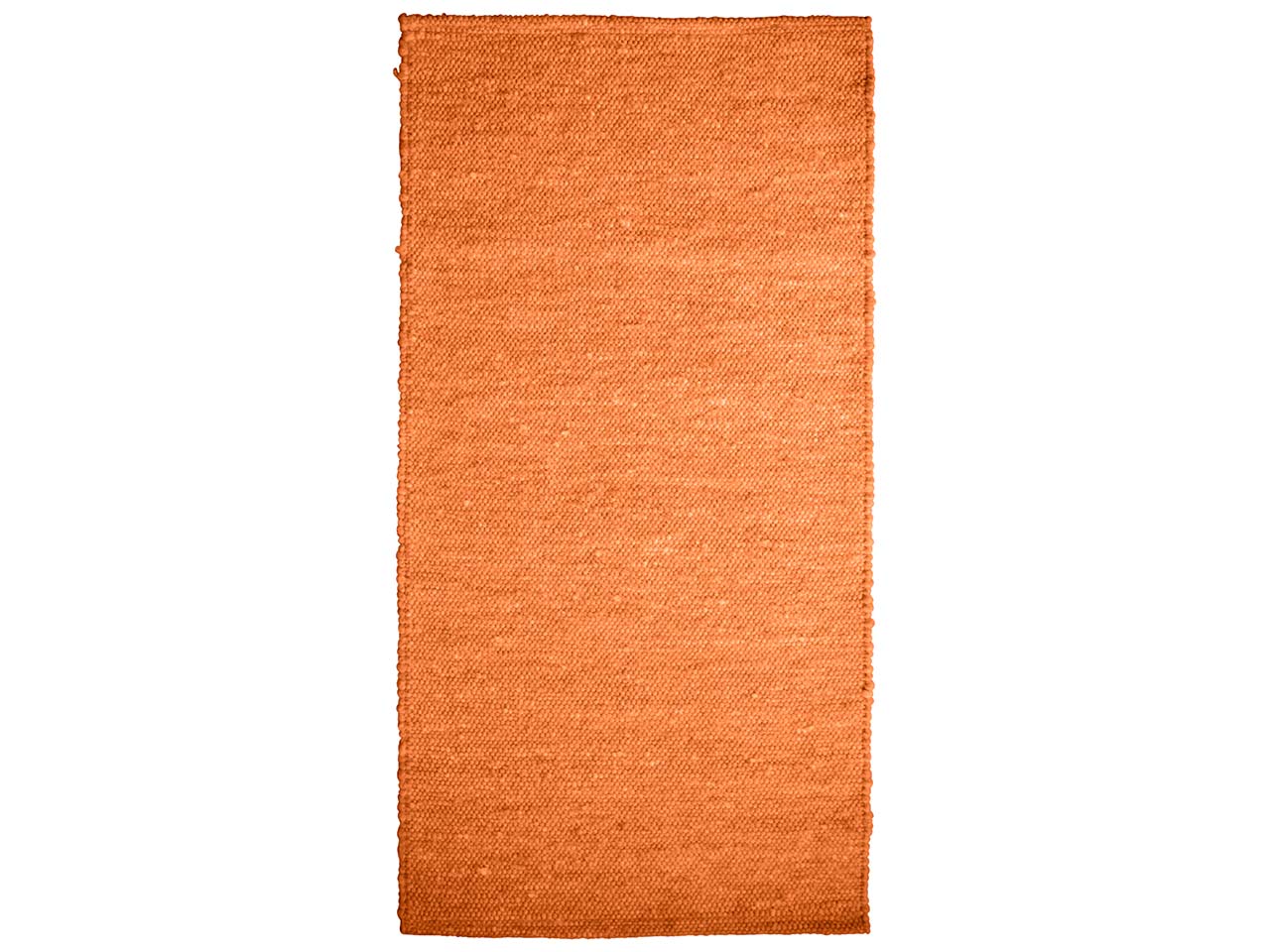 Schurwollteppich "Alz" orange (B x T) 90 x 180 cm