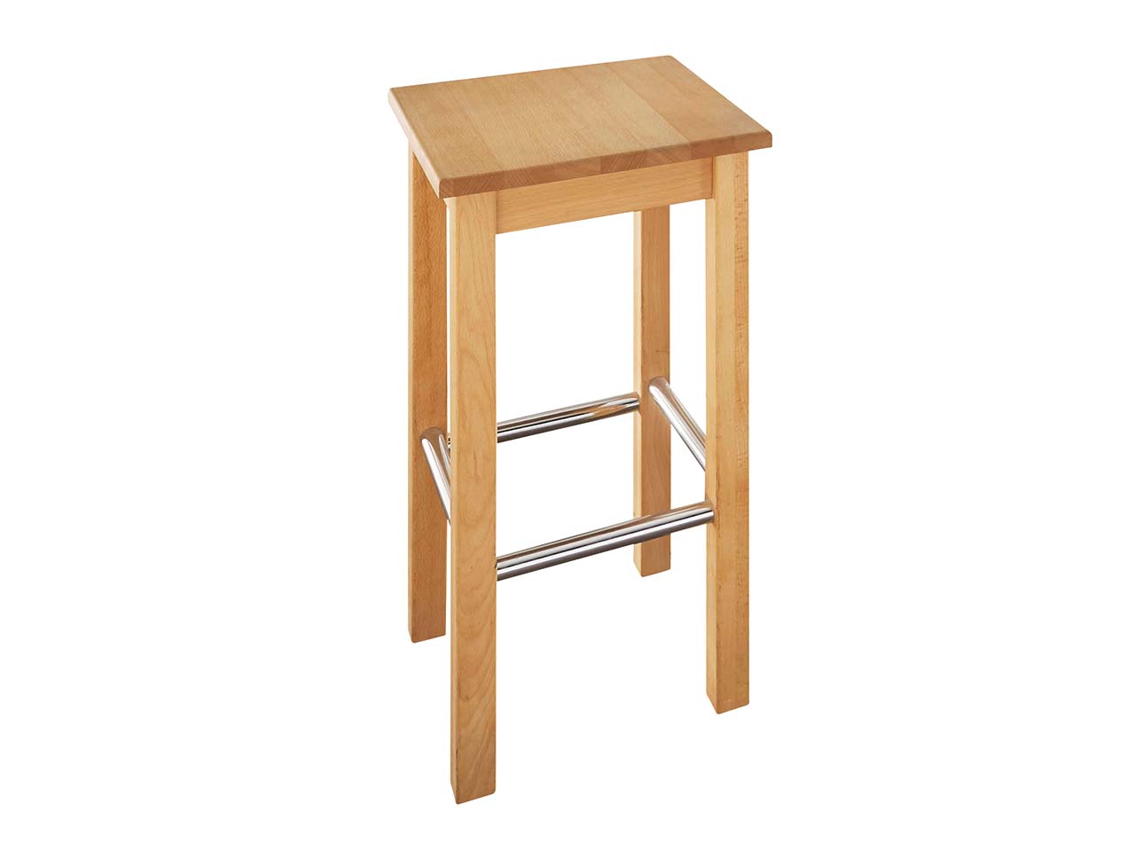 Barhocker "Paul" 35 x 35 x 70 cm, Buche natur