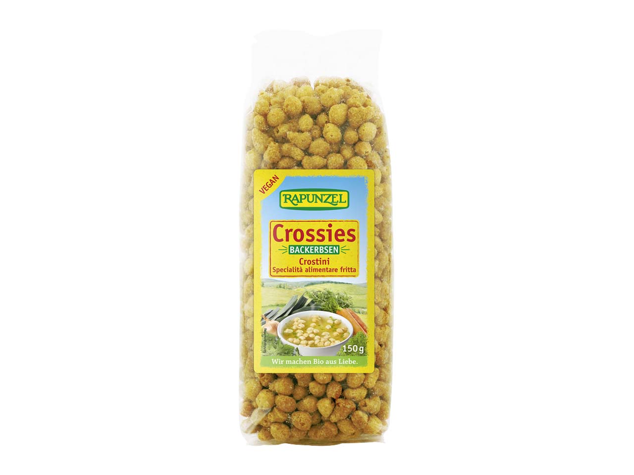 RAPUNZEL Bio-Backerbsen "Crossies", 150 g