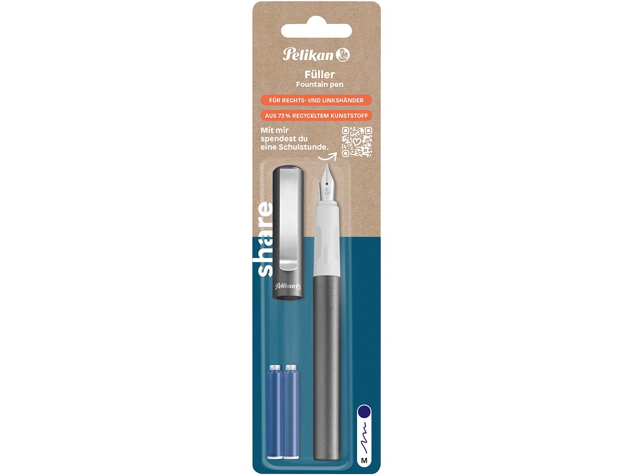 share Füller "M" inkl. 2 Tintenpatronen