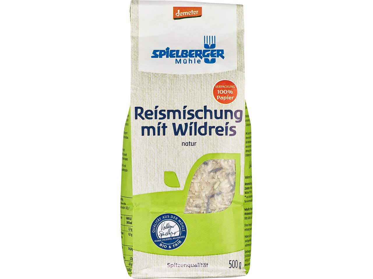 Spielberger Mühle Bio-Reismischung mit Wildreis, 500 g