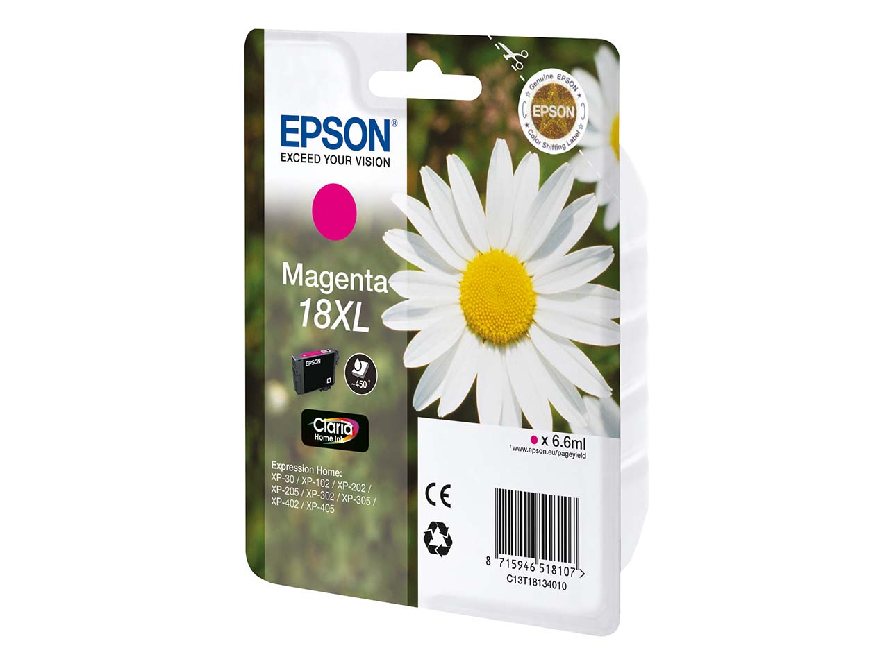 Epson Tintenpatrone 18 XL magenta