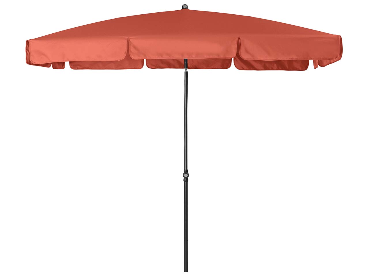 doppler Sonnenschirm "Sunline Waterproof" 225 x 120 cm, terracotta