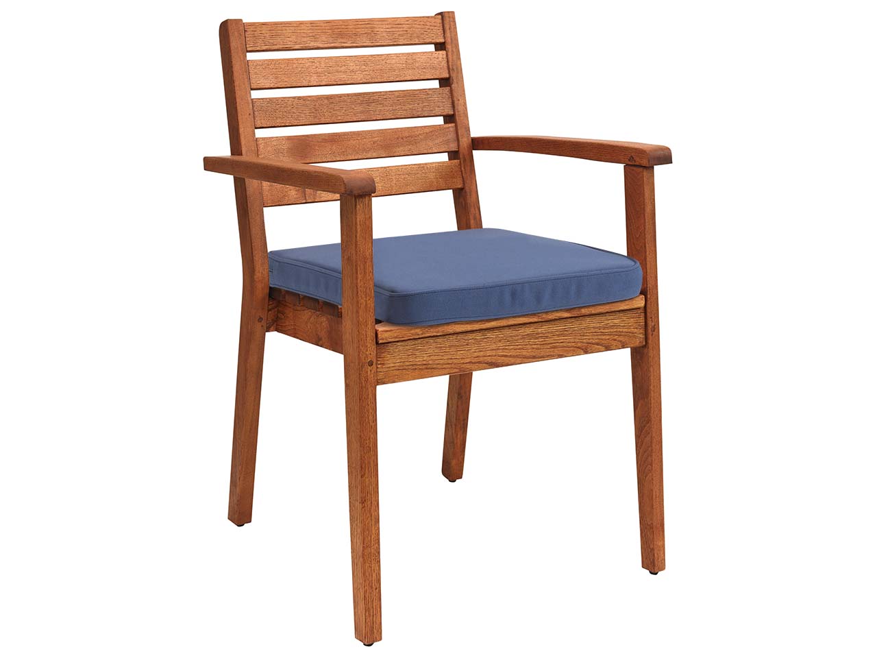 Auflage für Gartensessel 'Cavo' 47 x 46,5 x 6 cm, Bezug aus Polyester, blau