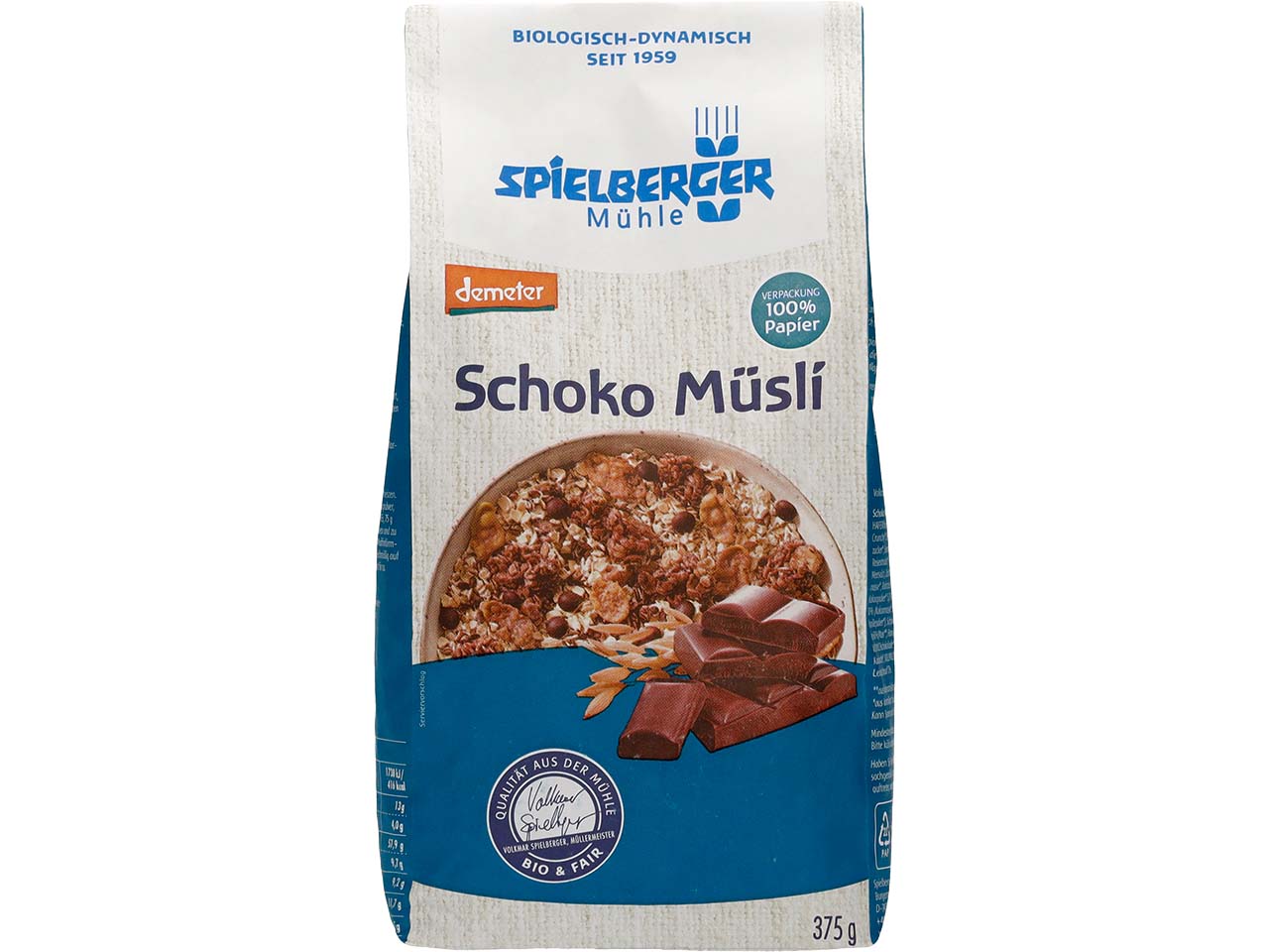 Spielberger Mühle Bio-Schoko-Müsli, 375 g