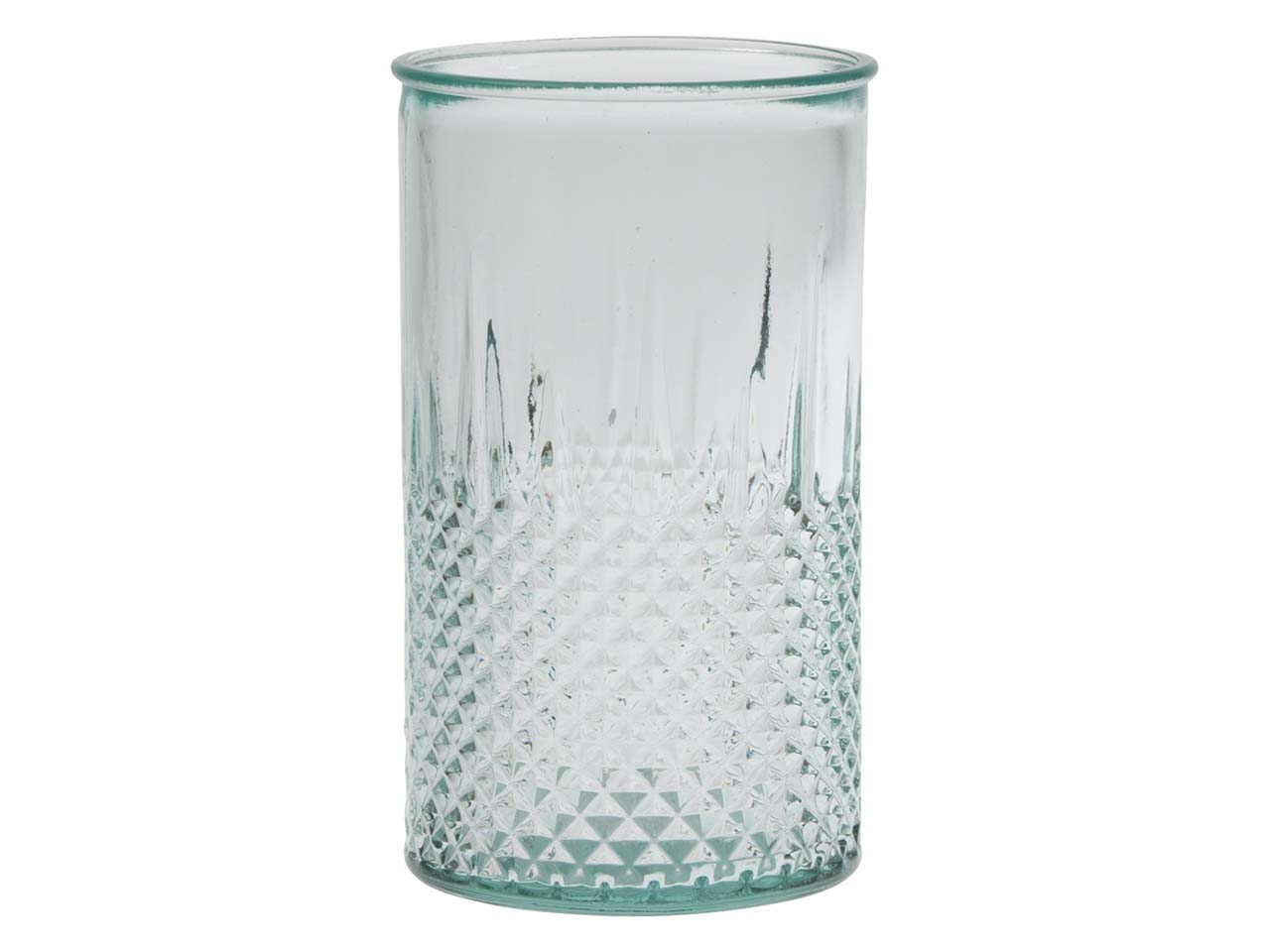 Trinkglas "Diamant" 0,45 l aus Recyclingglas