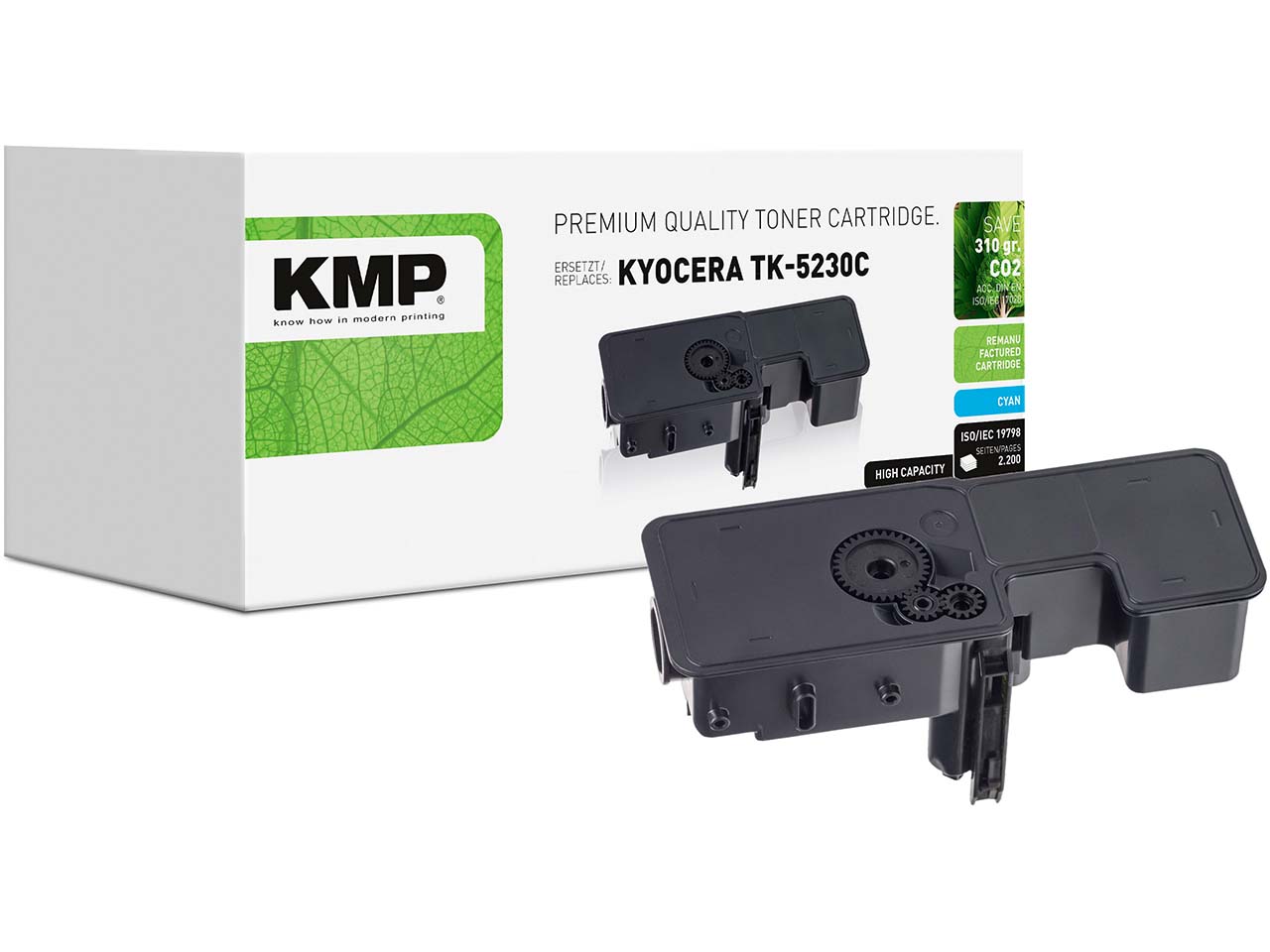 KMP Toner ersetzt Kyocera TK-5230C cyan