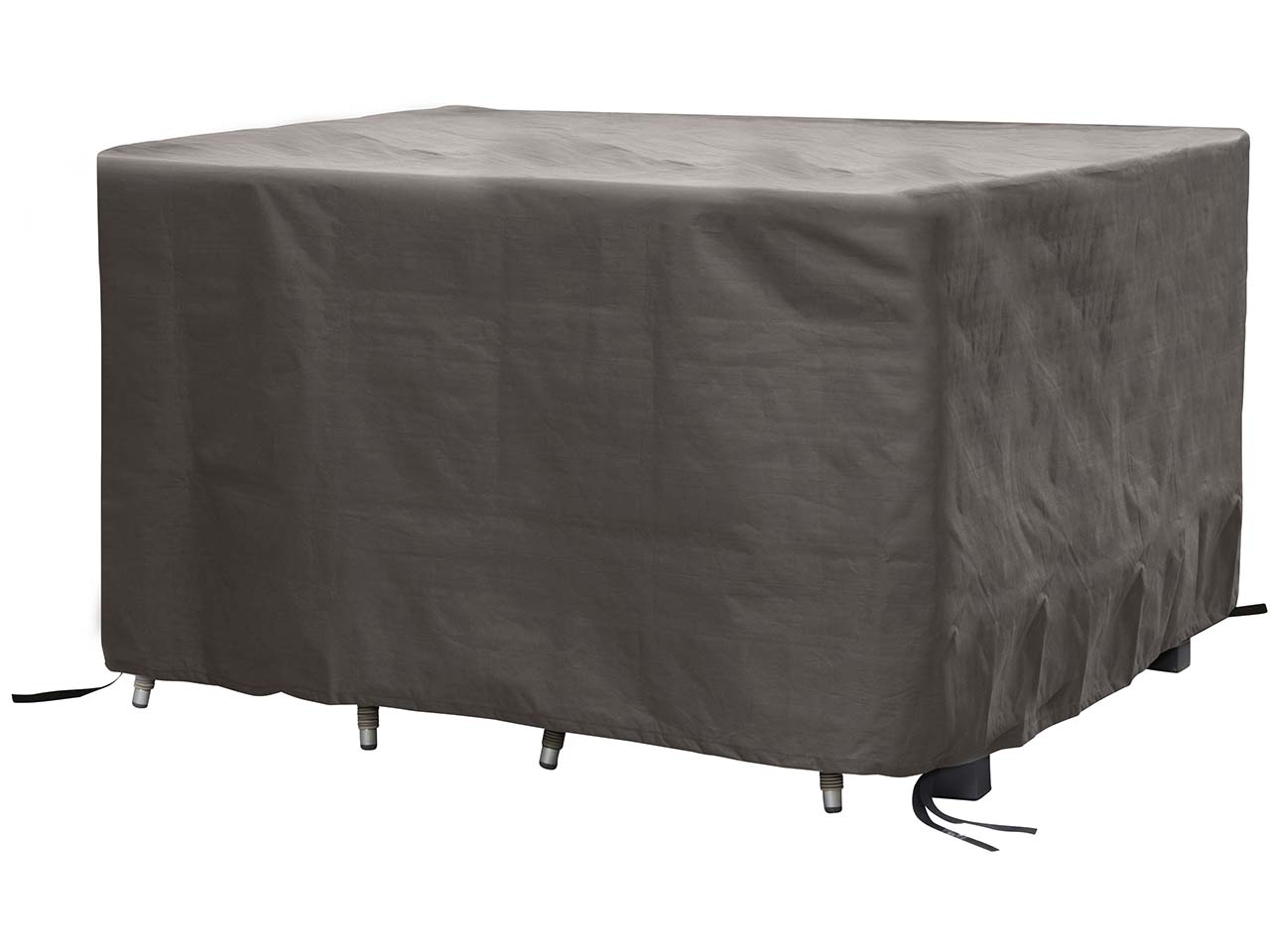 Schutzhülle für Gartenmöbel "klein" rechteckig, 185 x 150 x 95 cm, Polypropylen, hellgrau