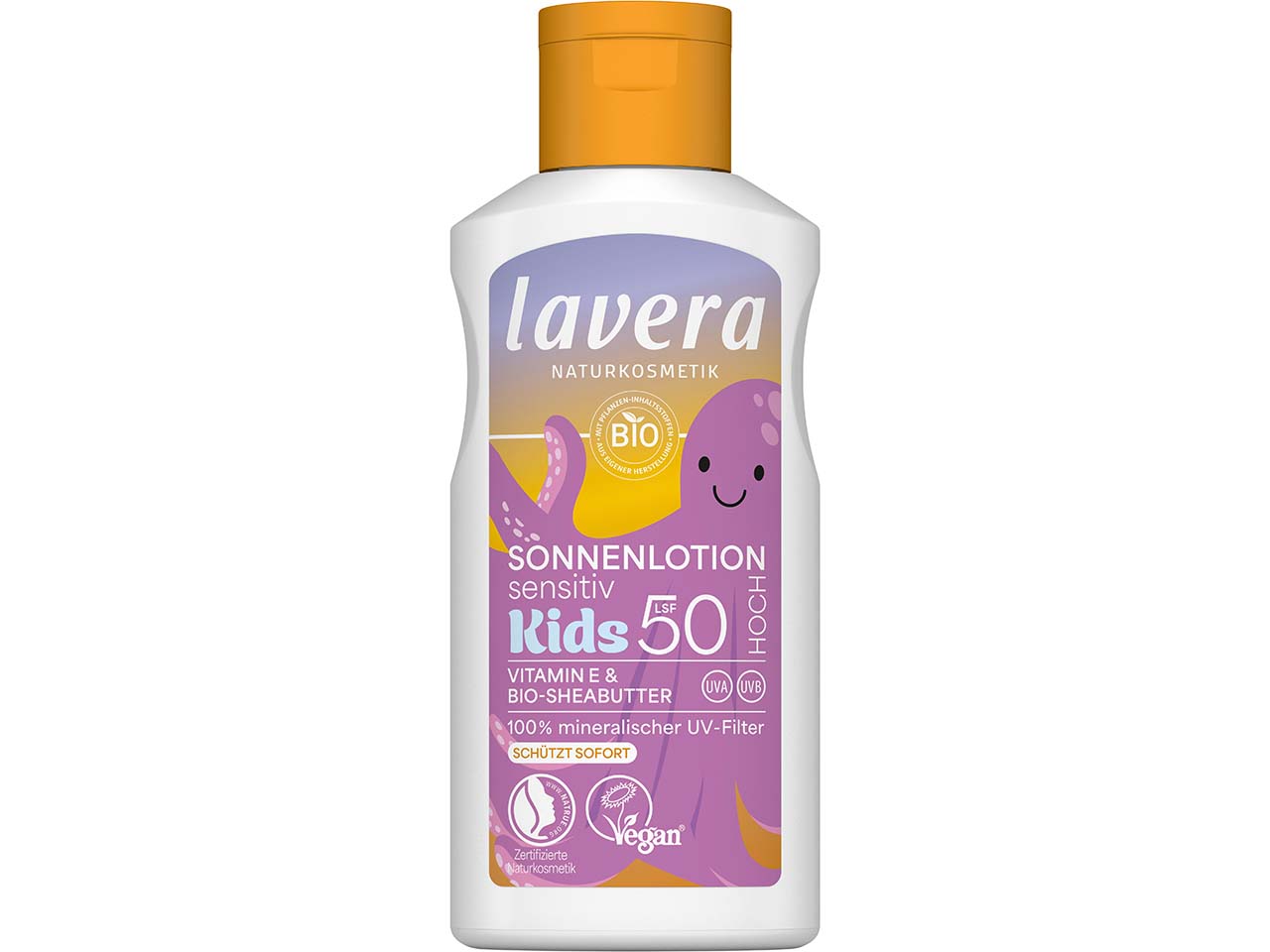 lavera Bio-Sonnenlotion Kids, Sensitiv LSF 50, 100 ml