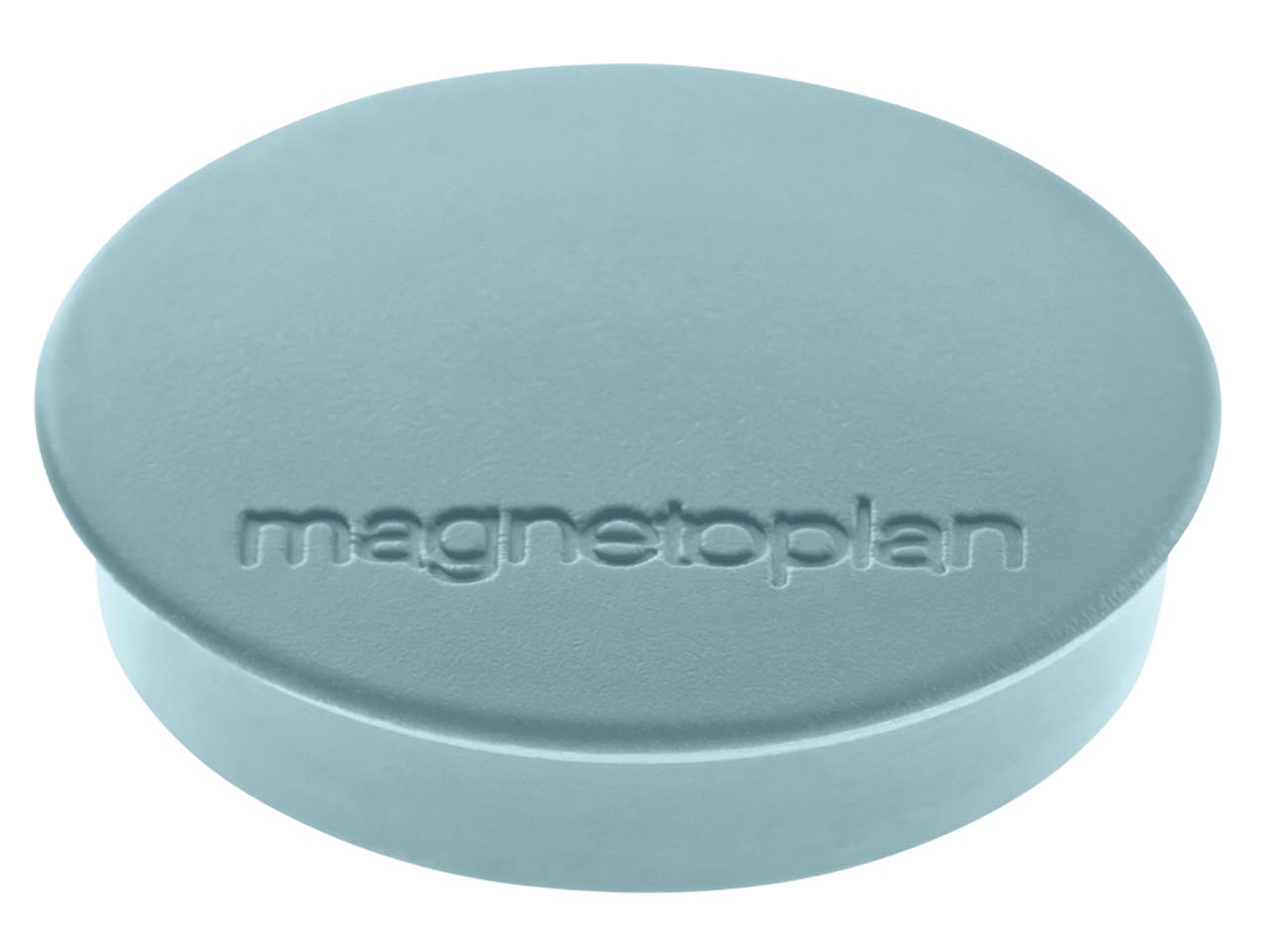 10 magnetoplan Magnete 'Discofix standard' hellblau