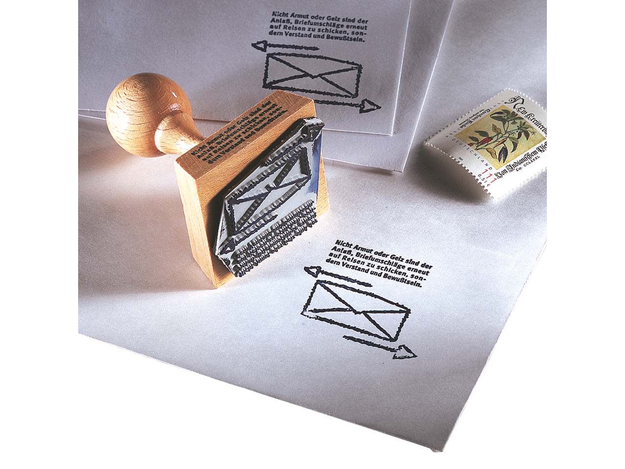 Stempel "Zeichen der Zeit"