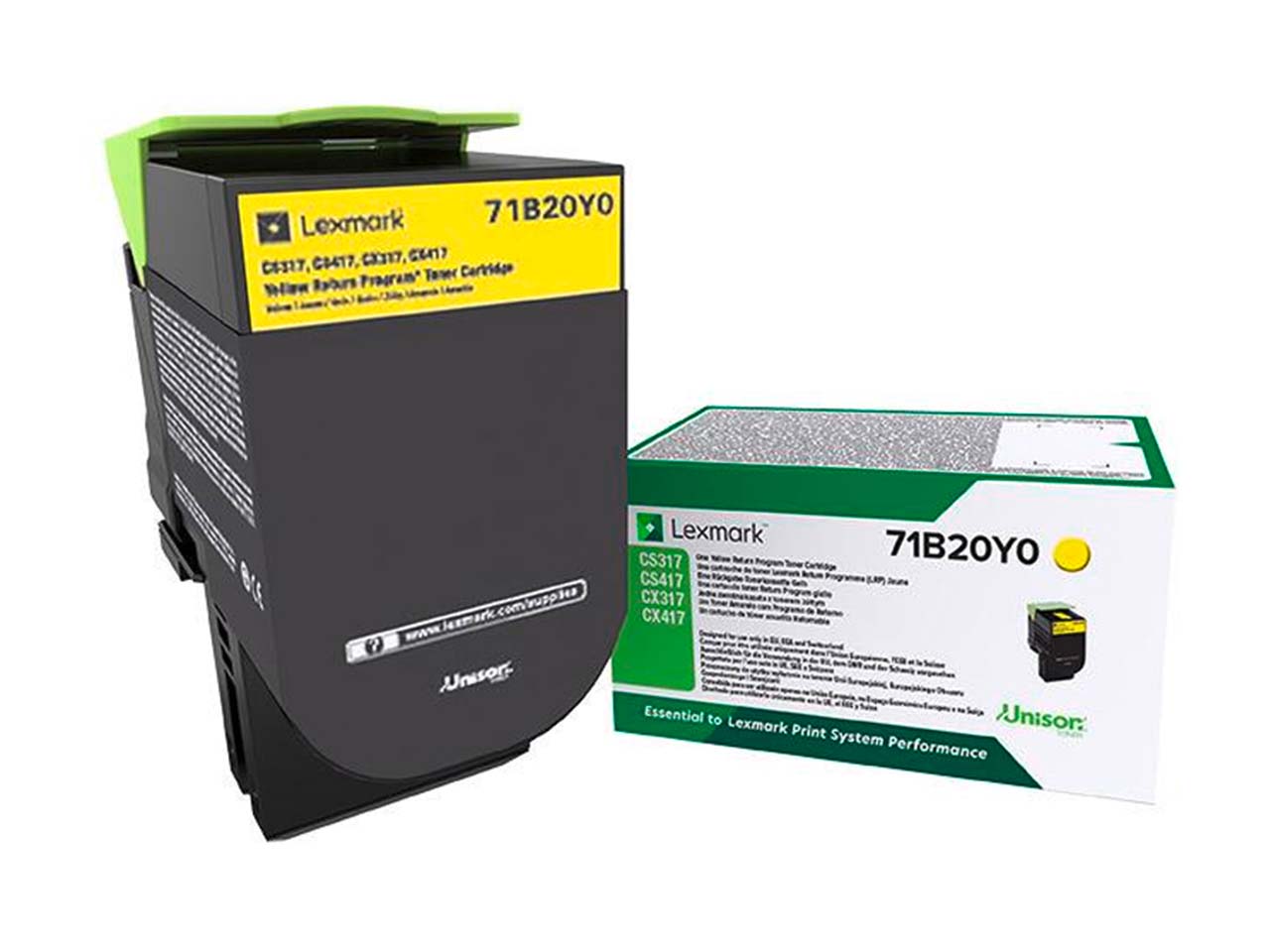 Lexmark Druckkassette 71B20Y0 gelb