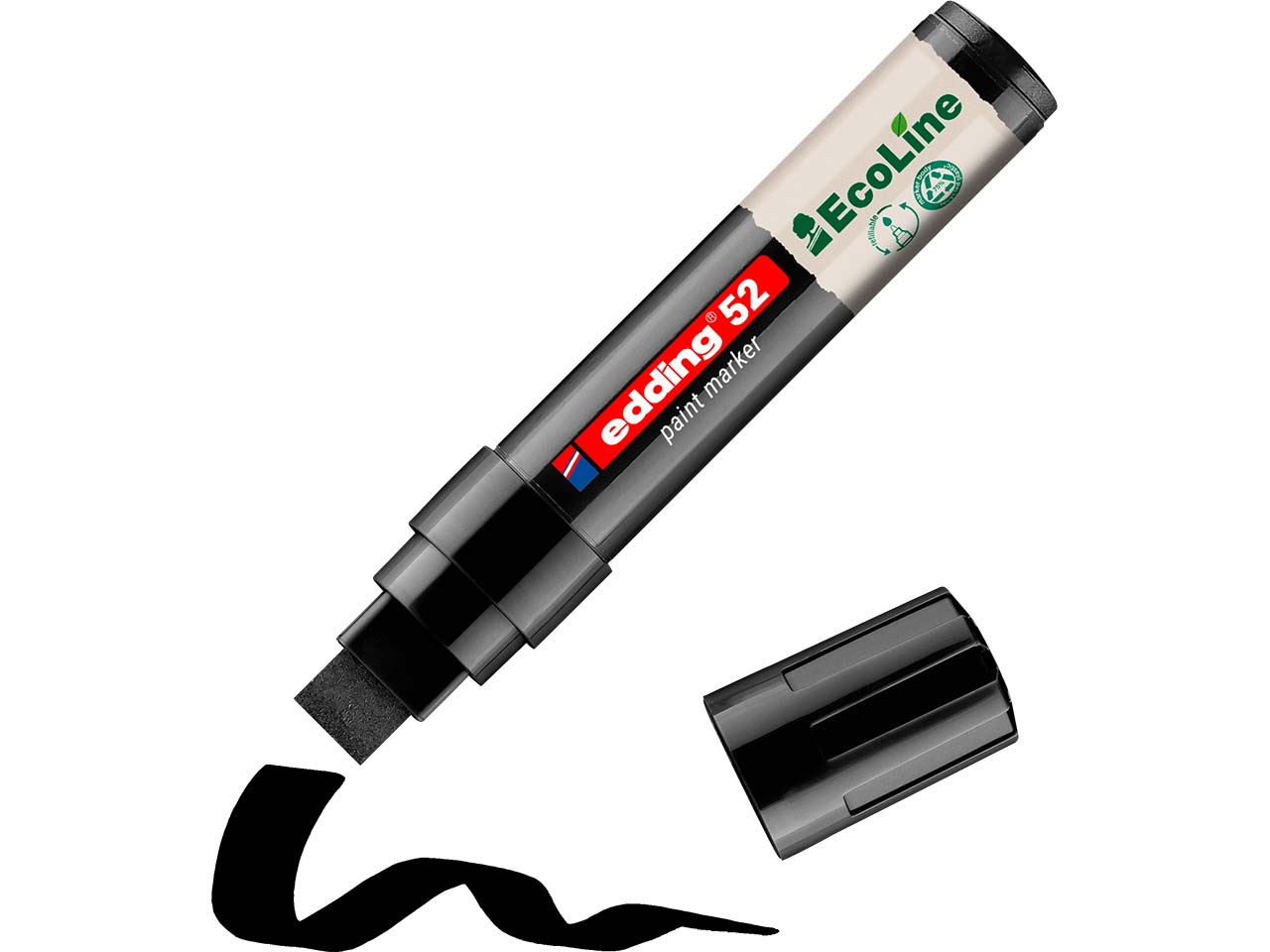 edding Lackmarker "52 EcoLine" wasserbasiert, schwarz