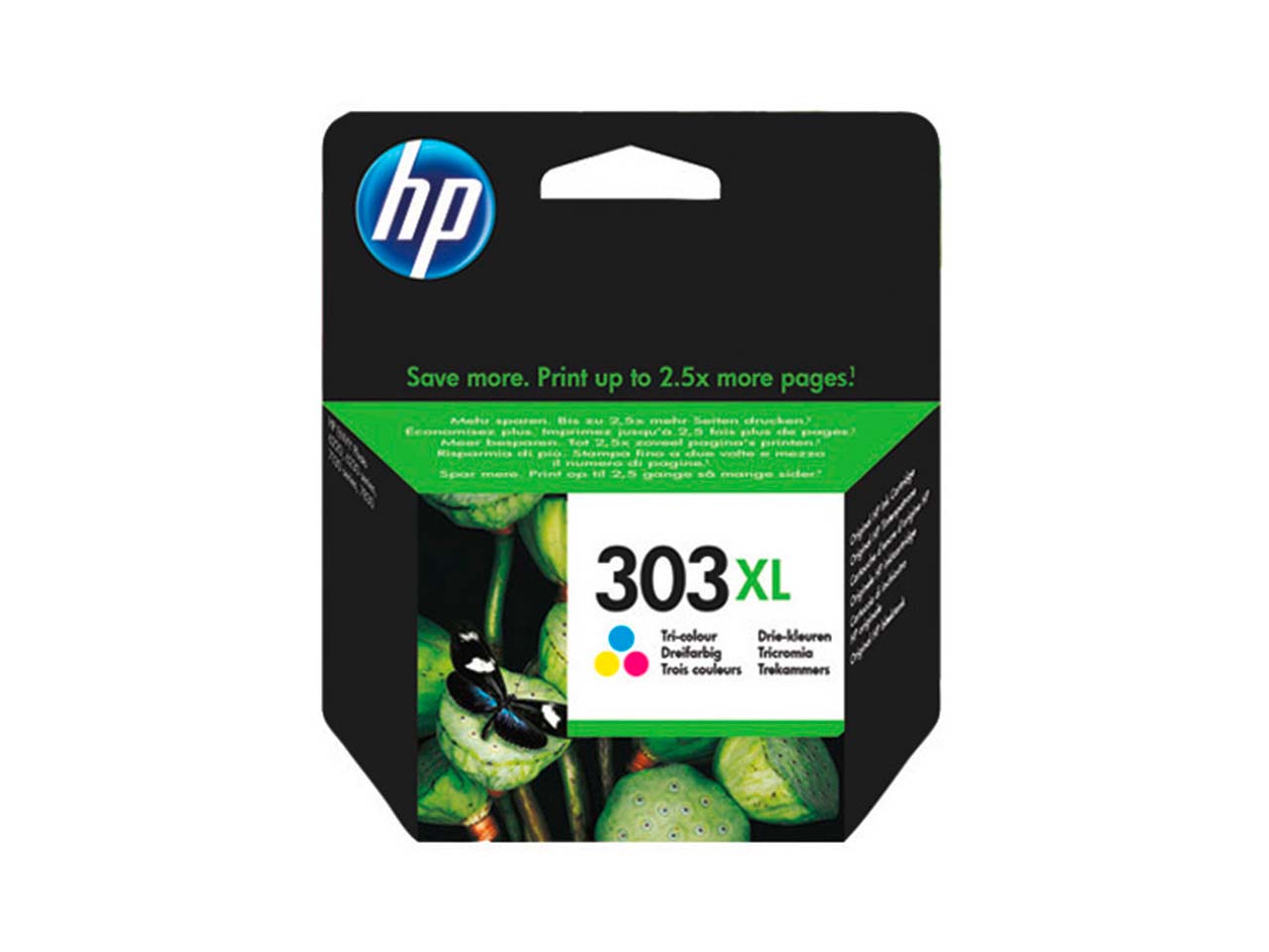 hp Tintenpatrone T6N03AE, Nr. 303 XL color