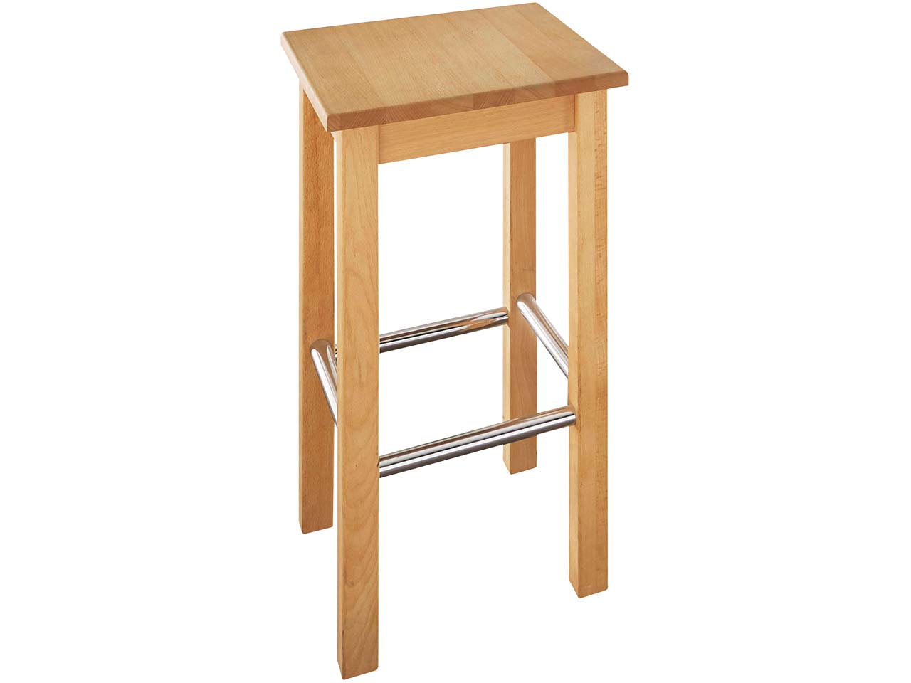Barhocker "Paul" 35 x 35 x 70 cm, Buche natur