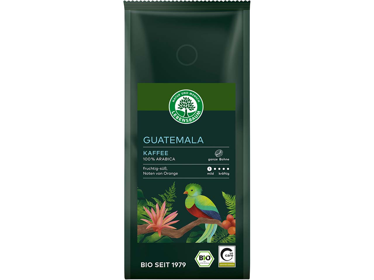 LEBENSBAUM Bio-Kaffee "Guatemala" ganze Bohnen, 250 g
