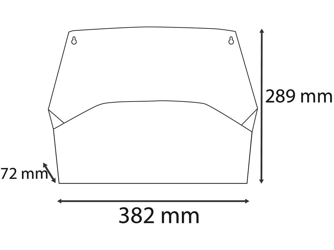 Exacompta Wandprospekthalter "AutentiK" horizontal, 1 Fach, 72 x 382 x 289 mm, blau-grau Exacompta Wandprospekthalter "AutentiK" horizontal, 1 Fach, 72 x 382 x 289 mm, blau-grau