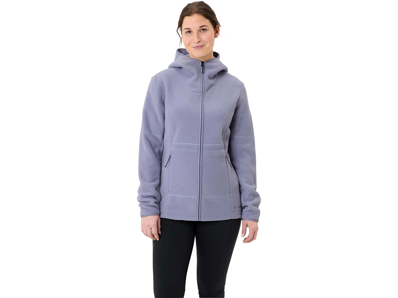 VAUDE Damen-Fleecejacke 'Neyland II' mit Kapuze, dark iris, Gr. 36