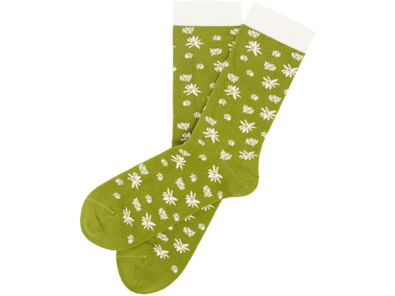 tranquillo Bio-Socken 'Sveaa', avocado green, Gr. 35/38