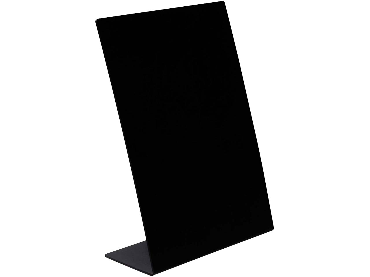 Exacompta Tischtafel "Exacryl" geneigt, Schieferoptik aus HIPS, 153 x 62 x 200 mm, schwarz