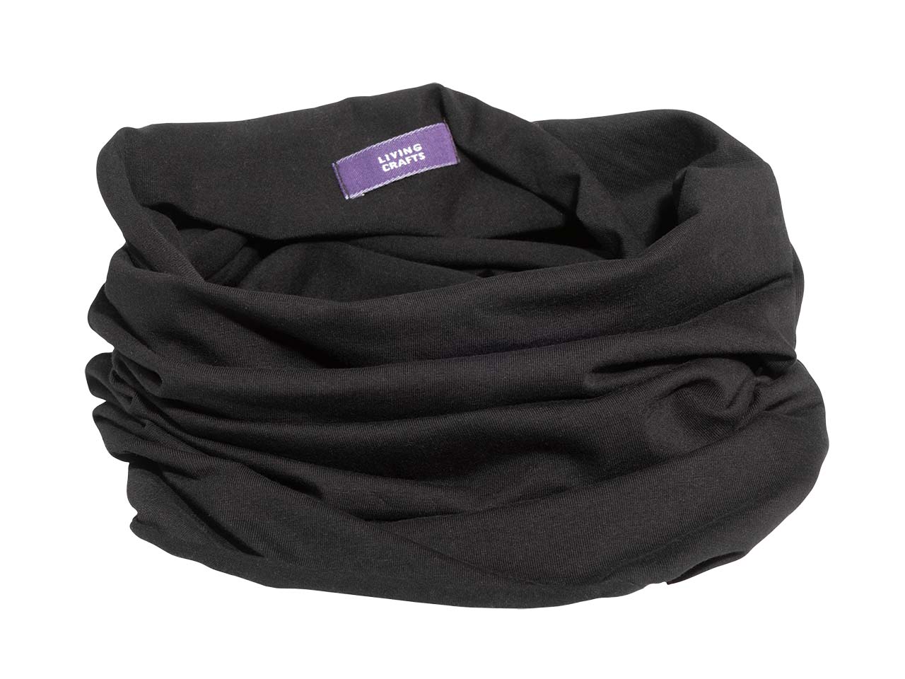 Living Crafts Bio-Multifunktionstuch "Lourdes" black