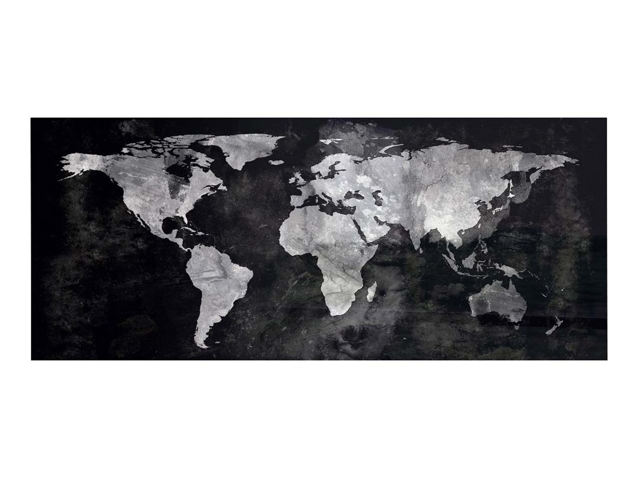 Sigel Glas-Magnettafel 'artverum' 130 x 55 cm, Weltkarte