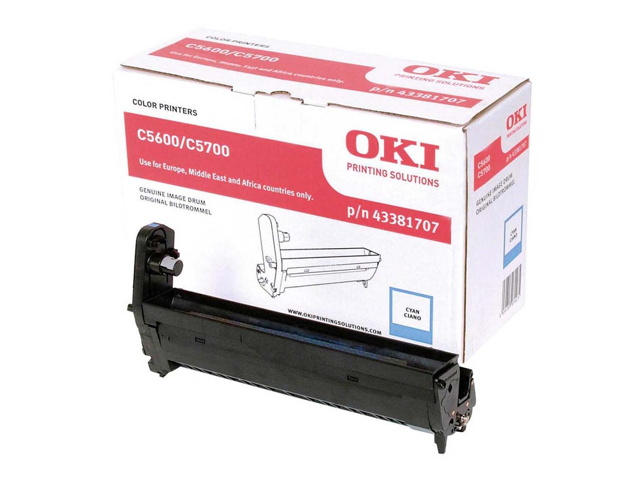 Oki Trommel 43381707 cyan