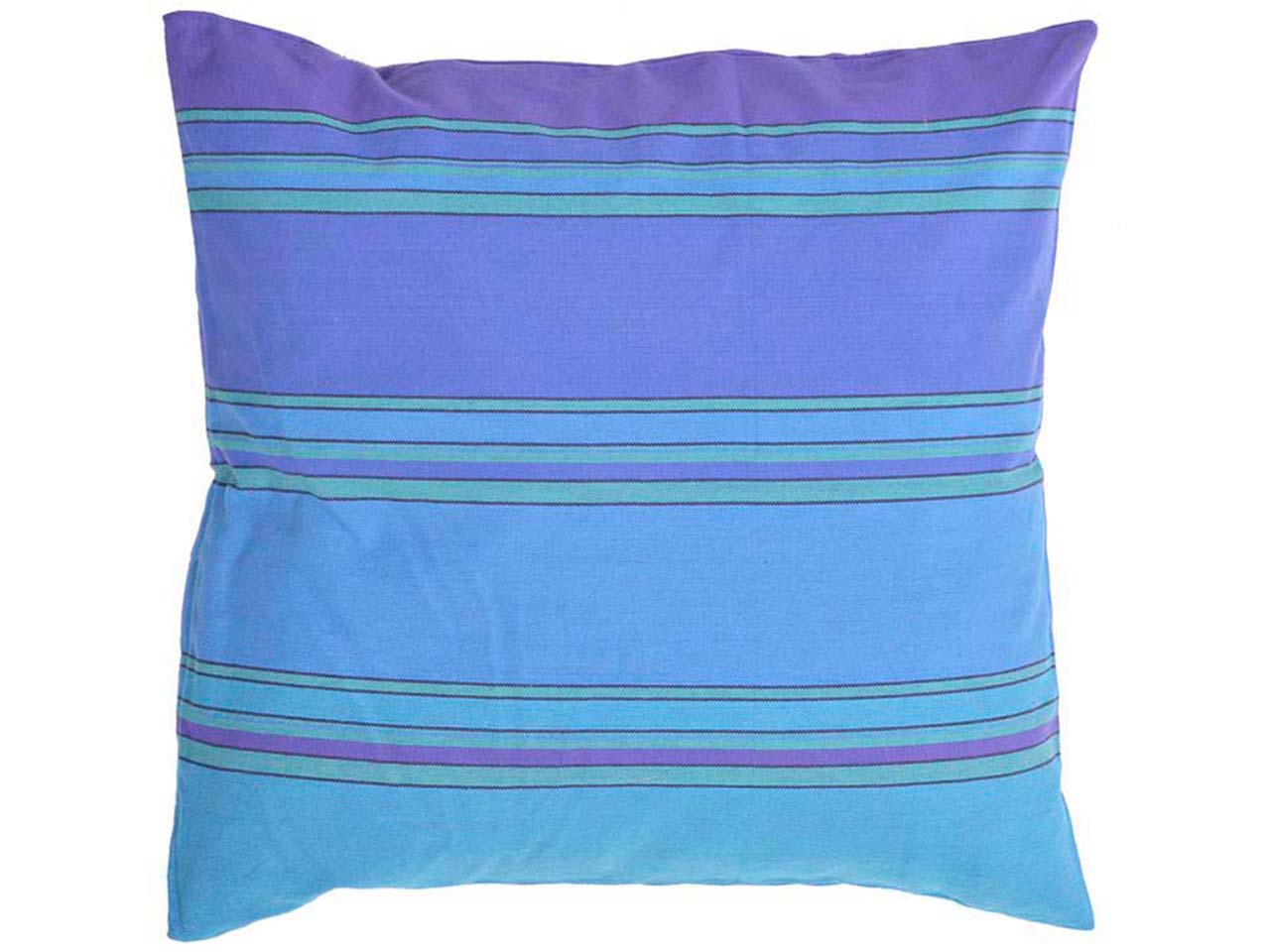 HängemattenGlück Kissenbezug 60 x 60 cm, azur gestreift