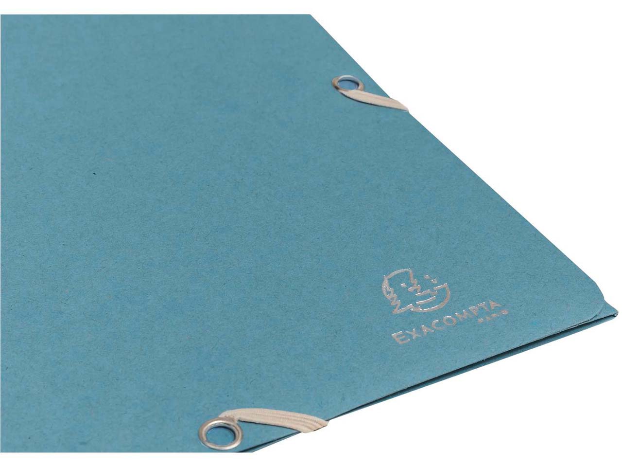 Exacompta Sammelmappe "AutentiK" mit Gummizug, 3 Klappen, blau-grau Exacompta Sammelmappe "AutentiK" mit Gummizug, 3 Klappen, blau-grau