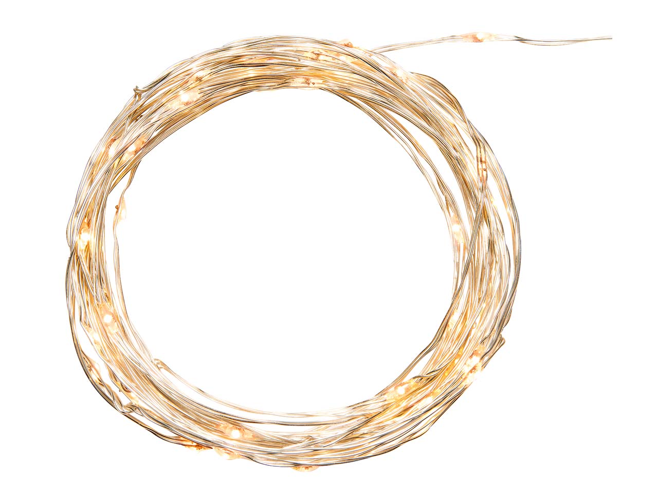 Konstsmide LED-Lichterkette Tropfen, 100 Dioden bernsteinfarben