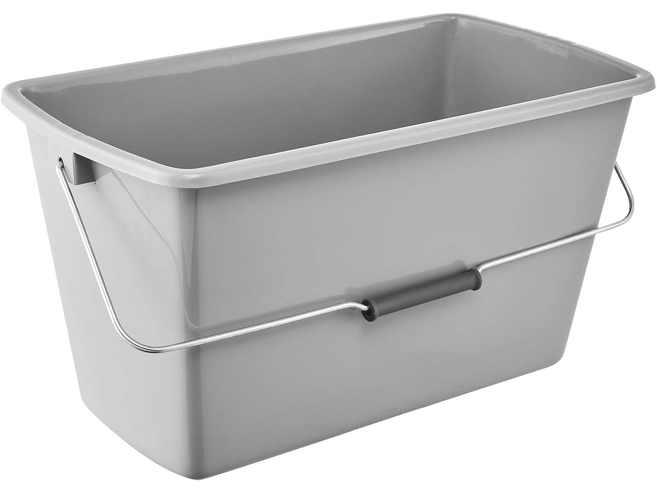 keeeper Eimer 'Bent' rechteckig, 42 x 22 x 22,5 cm, PP, 13 l, grau