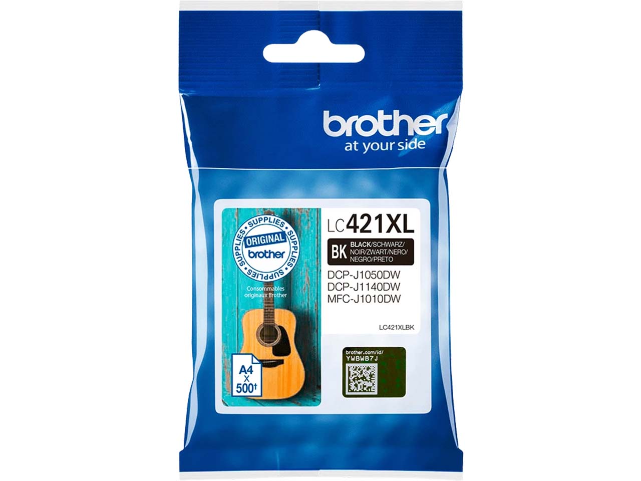 Brother Tintenpatrone LC-421XLBK schwarz