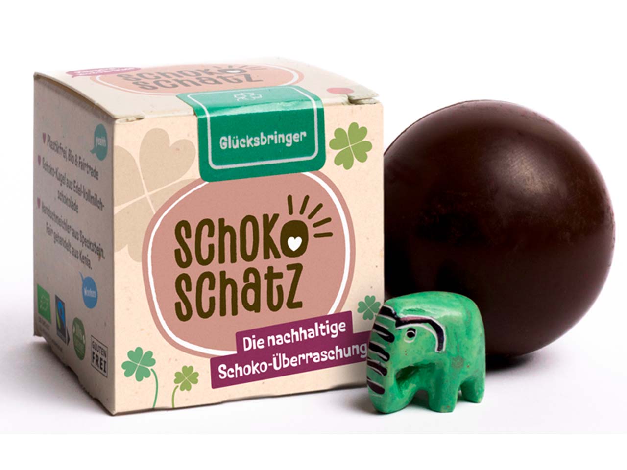 SchokoSchatz Schokoladen-Überraschung "Glücksbringer" Lieblingsmenschen