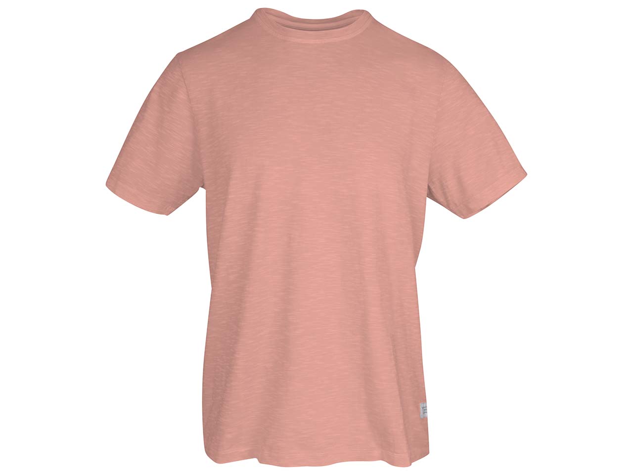 ORGANICATION Bio-Herren T-Shirt, garment-dyed, lachsfarben, Gr. S