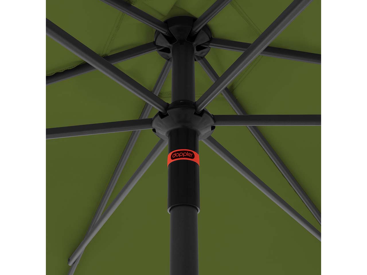 doppler Sonnenschirm "myZone Push Up" Ø 300 cm, HV, kiwi