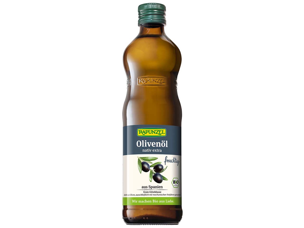 RAPUNZEL Bio-Olivenöl, nativ extra, erste Güteklasse, fruchtig, 500 ml