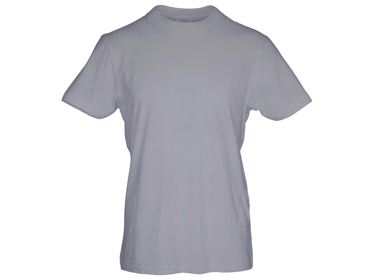MELA Bio-Herren-T-Shirt "AVAN" mit Rundhalsausschnitt, grau melange, Gr. S