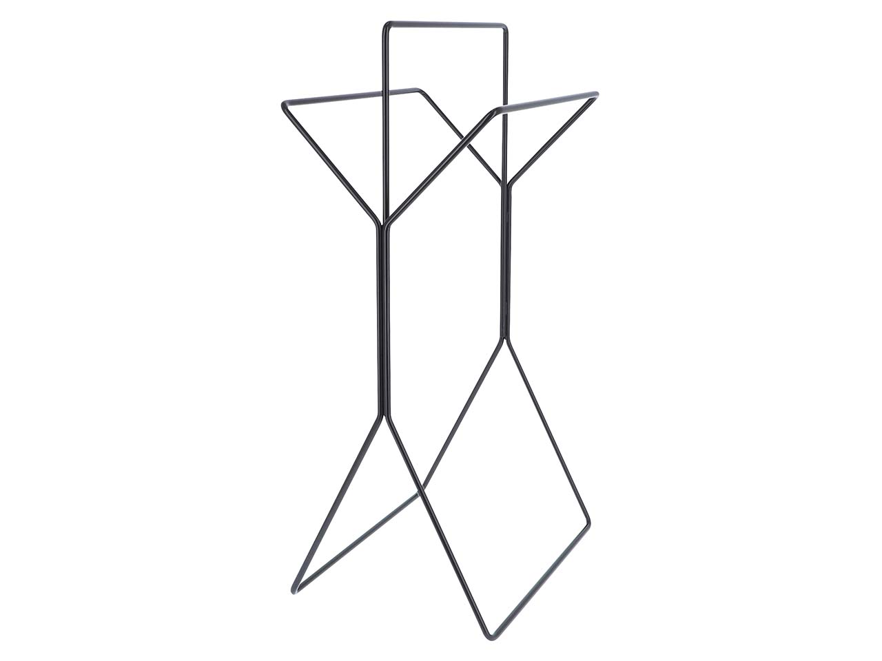 Handtuchhalter "wingman" B 47 x T 33,5 x H 87 cm, Stahl pulverbeschichtet, schwarz