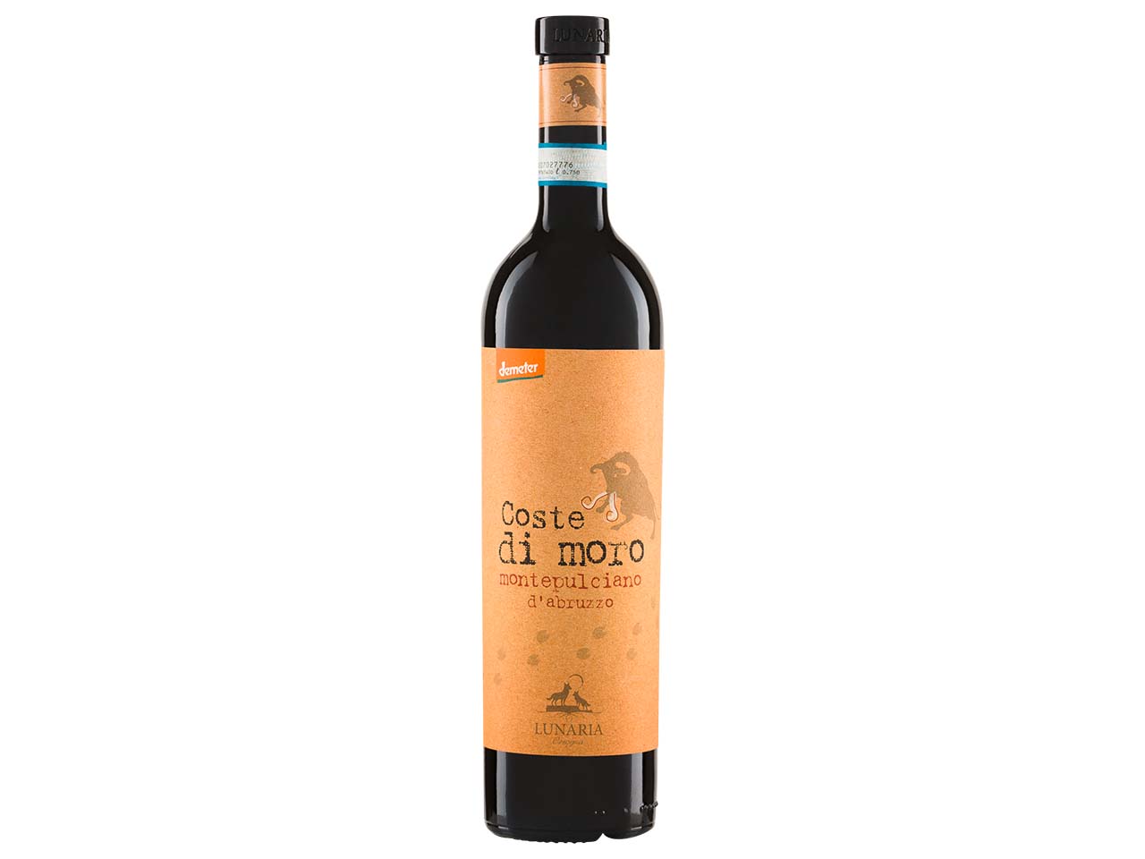 Bio-Rotwein Montepulciano 'Coste di moro' DOC 0,75 l