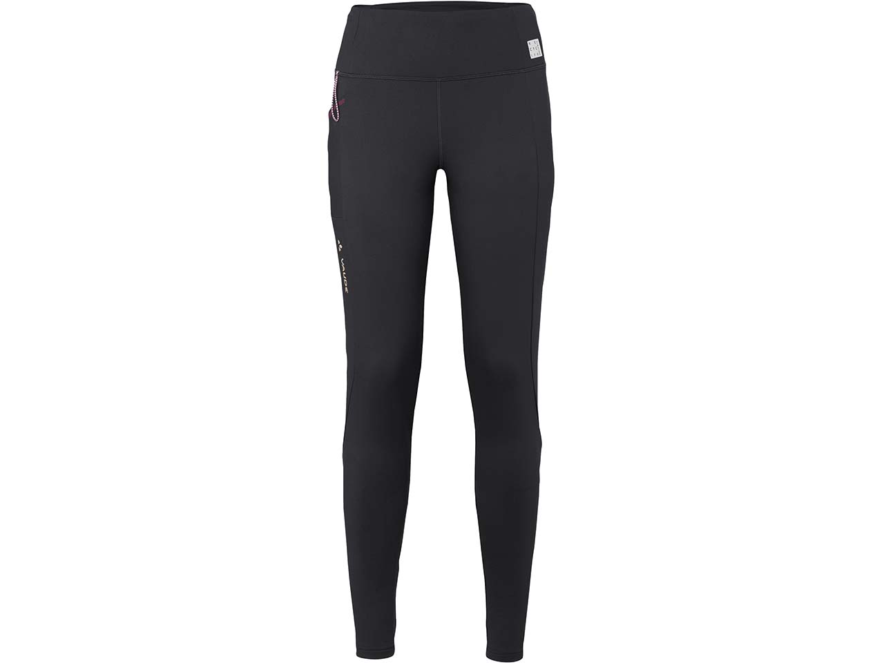 VAUDE Damen-Winter-Leggings "Neyland" mit aufgerauhter Innenseite, black, Gr. 36