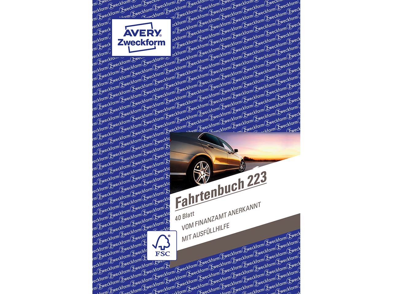 Avery Zweckform Formularbuch '223' Fahrtenbuch ECF, DIN A5