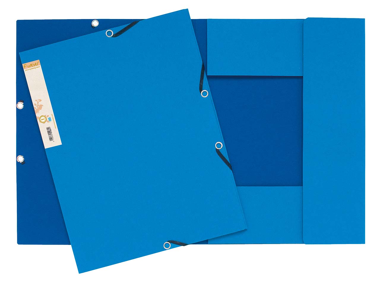 Exacompta Eckspannmappe "Forever" blau A4